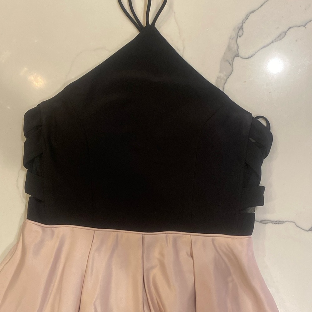Pink and black dress by Blondie nights size 7
